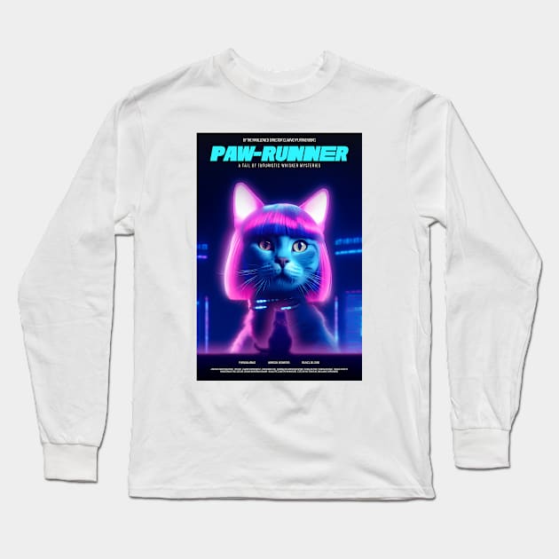 Funny Cat Movie Parody Long Sleeve T-Shirt by Tip Top Tee's